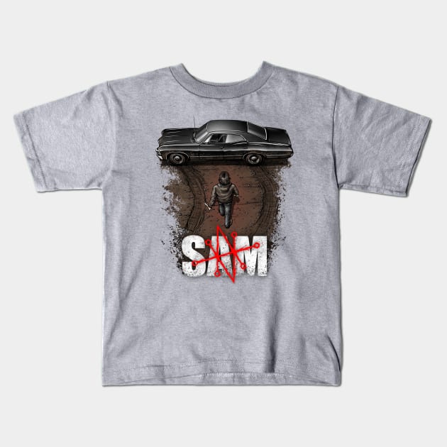 Sam Kids T-Shirt by SixEyedMonster